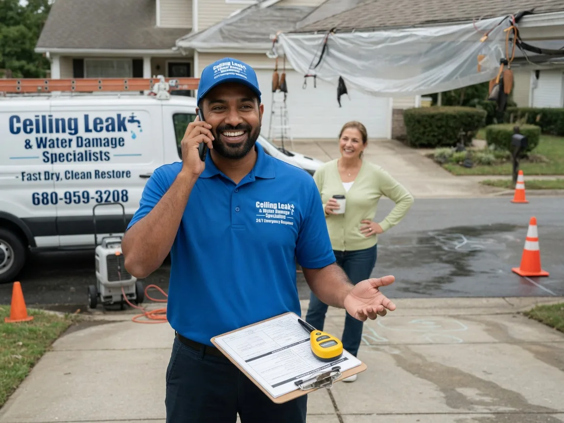Ceiling Leak Cleanup Victoria, KS FAQs